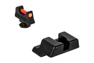 Trijicon's Fiber Sight Set for Glock G42 and G43 handguns is a high-contrast competition and carry sight set